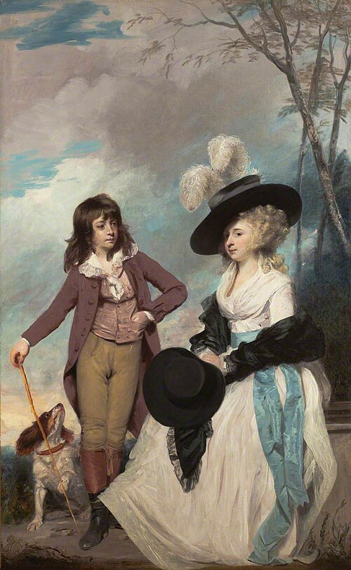 Maria Marow Gideon and Her Brother, William, 1786, Joshua Reynolds