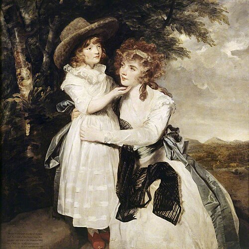 Miss Cocks and Her Niece, 1789, Joshua Reynolds