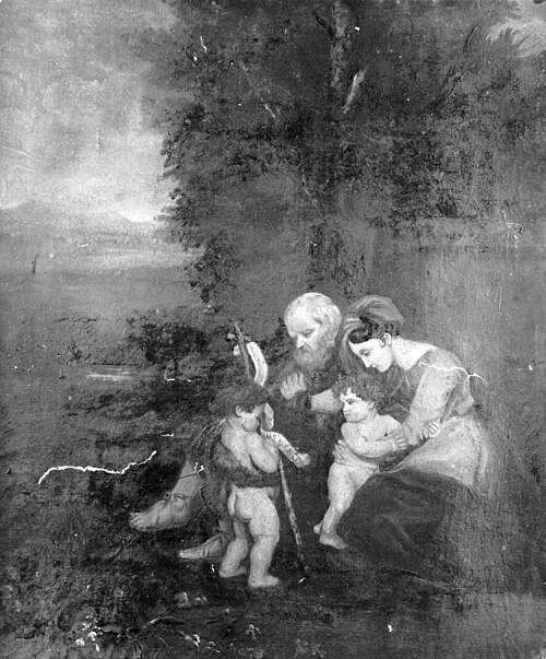 The Holy Family with the Infant St John, , Joshua Reynolds