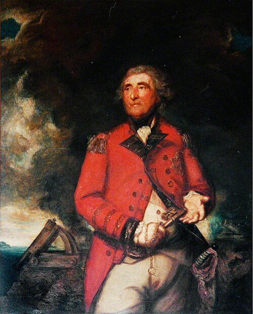 Lieutenant General George Augustus Eliott (1717–1790), 1st Baron Heathfield, General and Defender of, , Joshua Reynolds