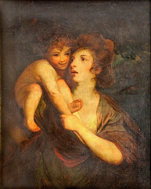 Mrs Hartley (1750/1751–1824), and Child, , Joshua Reynolds