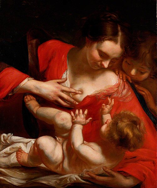 Virgin and Child with Infant Saint John the Baptist, 1754, Joshua Reynolds