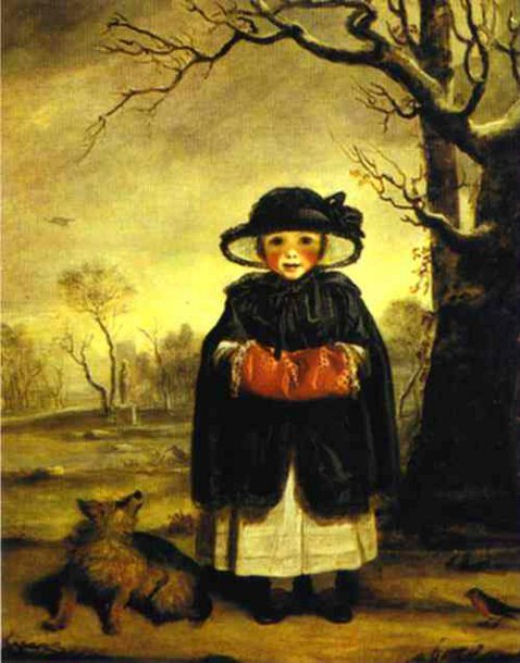 Lady Caroline Scott as 'Winter', 1776, Joshua Reynolds
