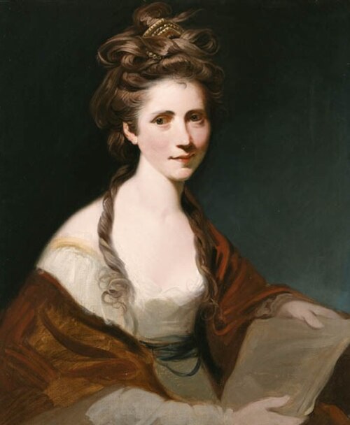 Portrait of Angelica Kauffman, 1766, Joshua Reynolds