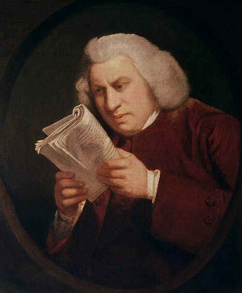Portrait of Samuel Johnson, 1775, Joshua Reynolds