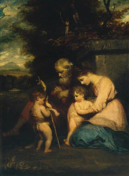 The Holy Family with the Infant St John, 1788, Joshua Reynolds