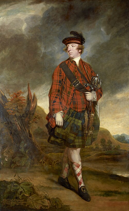 Portrait of John Murray, 4th Earl of Dunmore, 1765, Joshua Reynolds