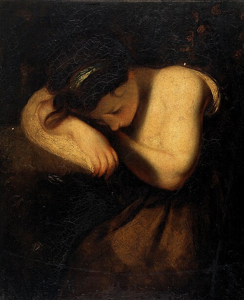 Jeune fille endormie, , Joshua Reynolds