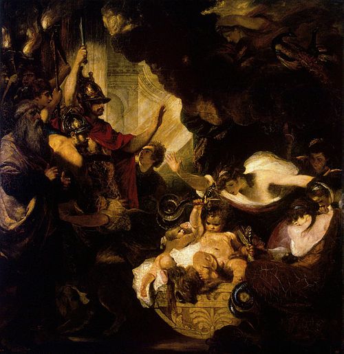 Infant Hercules Strangling the Serpents, 1786, Joshua Reynolds