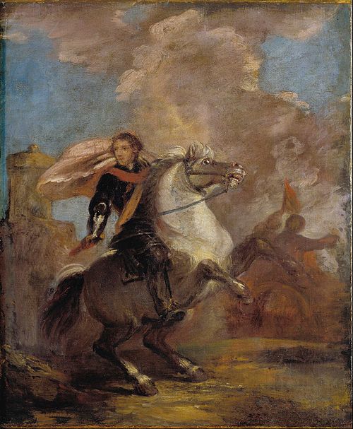 An Officer on Horseback, 1760, Joshua Reynolds