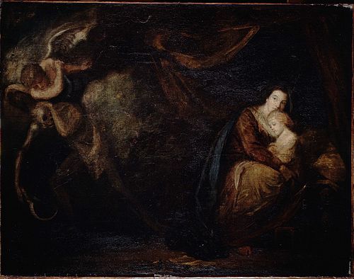Recovery from Sickness, an Allegory, 1768, Joshua Reynolds