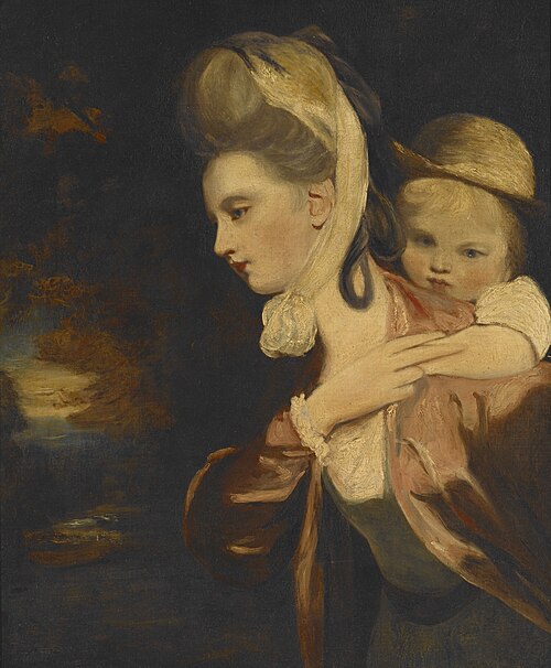Pick-a-Back (Mrs. Payne Gallaway and Child) (copy of), , Joshua Reynolds