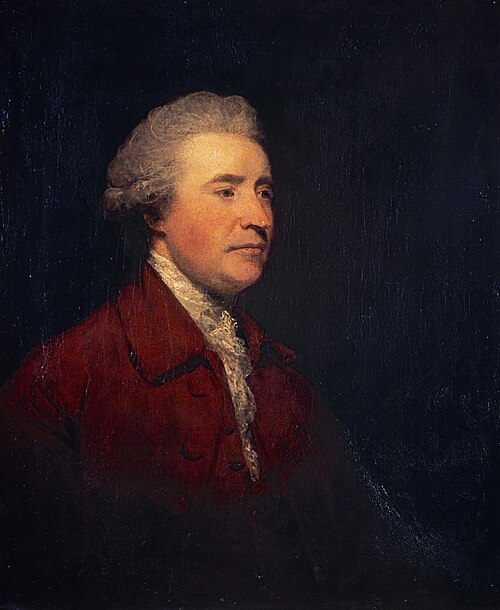 Edmund Burke, 1729 - 1797. Statesman, orator and author, 1774, Joshua Reynolds