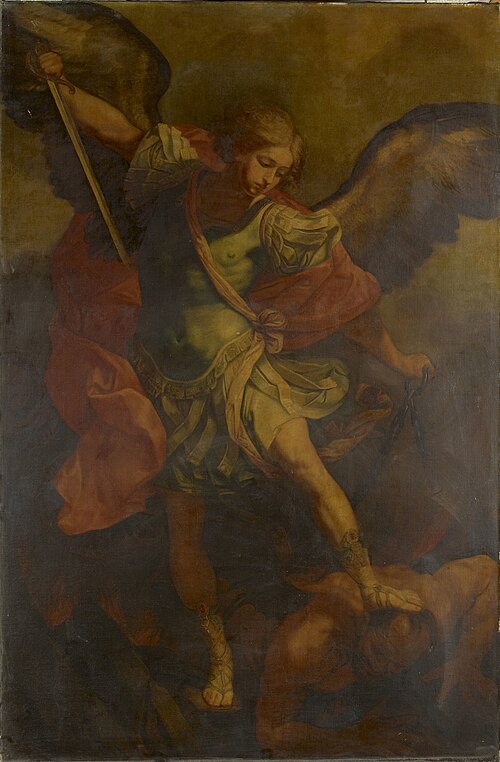 Saint Michael the Archangel Slaying the Dragon, 1750, Joshua Reynolds