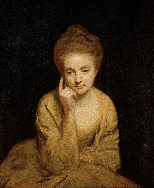 Portrait of a young woman, 1762, Joshua Reynolds