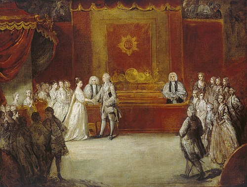 The Marriage of George III, 1761, Joshua Reynolds