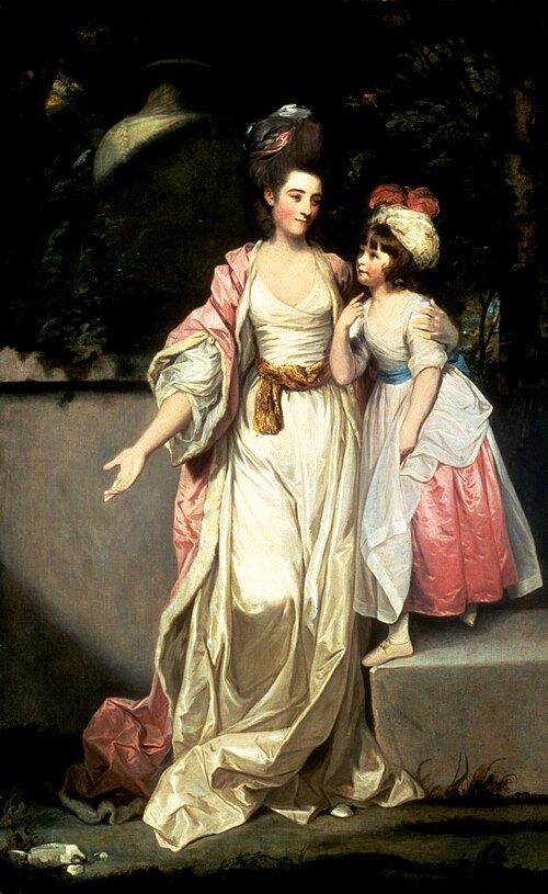 Portrait of Mrs. Jelf Powis and her Daughter, 1777, Joshua Reynolds