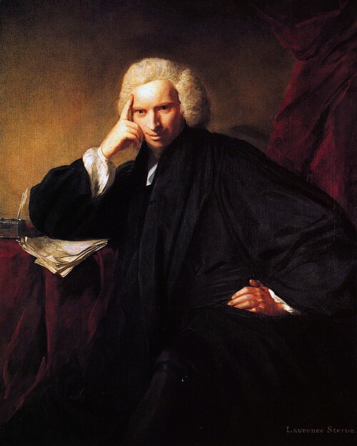 Laurence Sterne, 1760, Joshua Reynolds