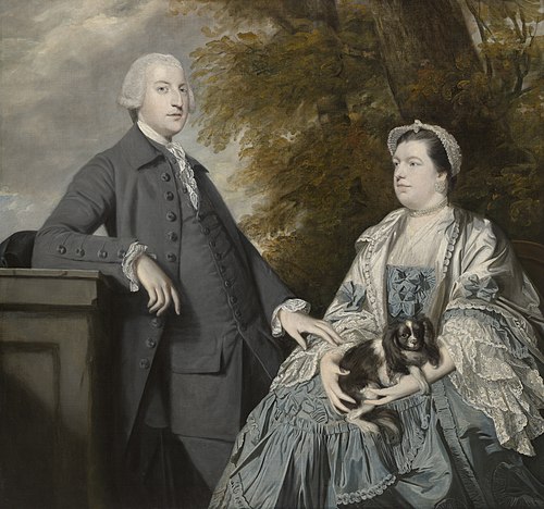 Portrait of Mr. and Mrs. Godfrey Wentworth, 1763, Joshua Reynolds