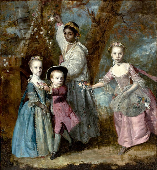 Elizabeth, Sarah and Edward, the Children of Edward Holden Cruttenden, 1763, Joshua Reynolds