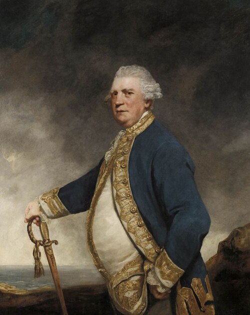 Admiral Augustus Keppel, 1725-86, 1779, Joshua Reynolds