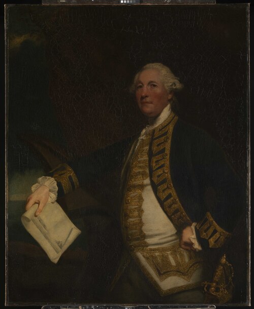 Commodore Sir William James, 1722-83, 1784, Joshua Reynolds