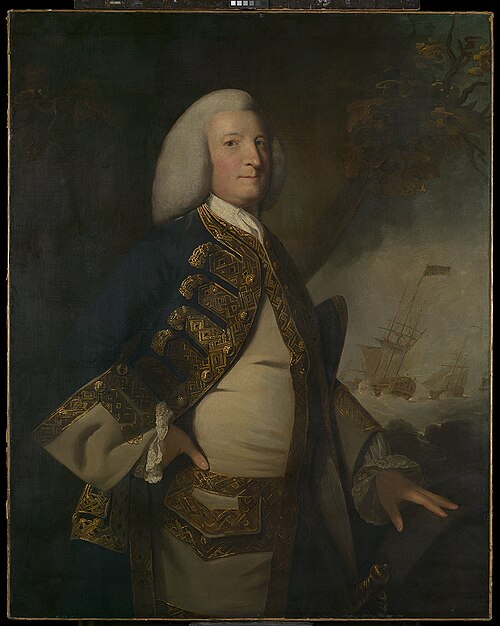 Admiral Sir George Anson, 1st Baron Anson (1697-1762), 1697, Joshua Reynolds