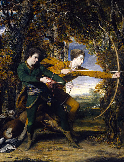Colonel Acland and Lord Sydney: The Archers, 1769, Joshua Reynolds