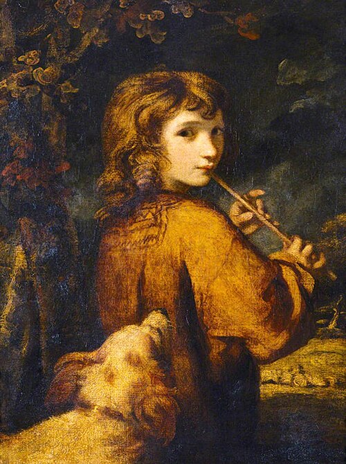 Piping Shepherd Boy, 1767, Joshua Reynolds