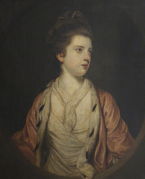 Elizabeth Fortescue, Countess of Ancram, later Marchioness of Lothian (1745-1780), 1769, Joshua Reynolds