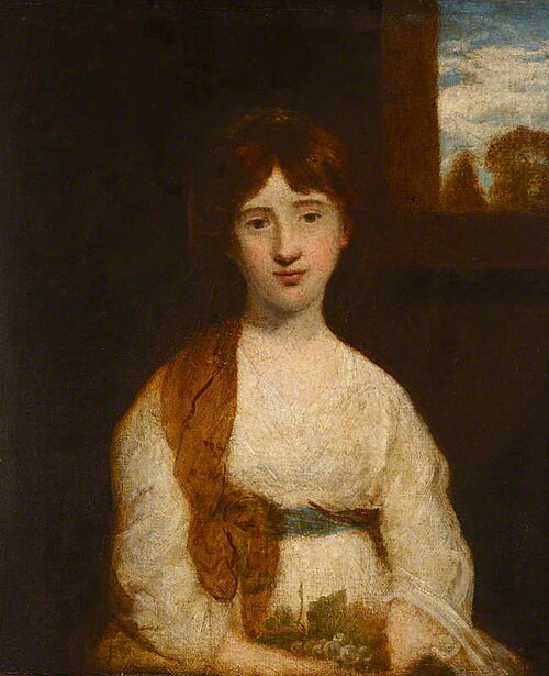 'Reflection': Girl with a Bunch of Grapes, 1767, Joshua Reynolds