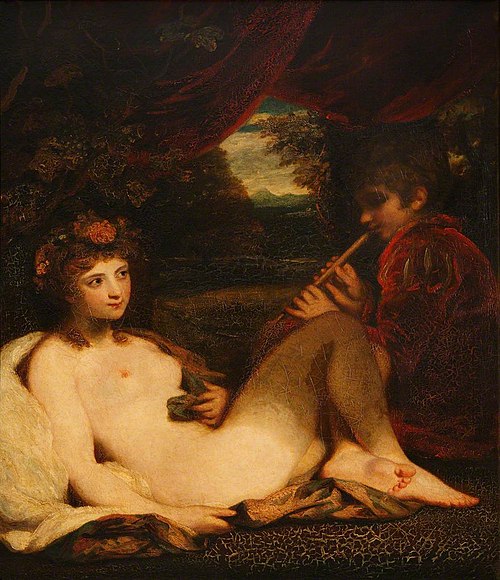 Nymph and Piping Boy, 1785, Joshua Reynolds