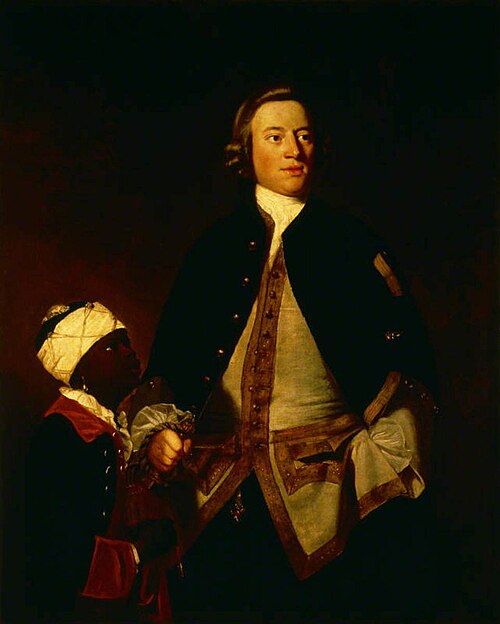 Lieutenant, later Captain, Paul Henry Ourry, MP (1719-1783) with 'Jersey', 1748, Joshua Reynolds