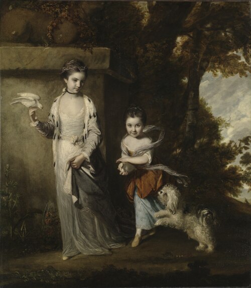 Portrait of the Ladies Amabel and Mary Jemima Yorke, 1761, Joshua Reynolds