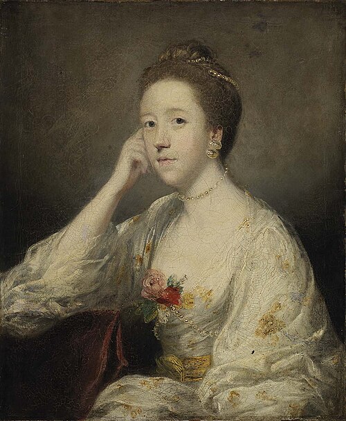 Portrait of a Lady in White, 1763, Joshua Reynolds