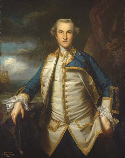 Portrait of Captain Alexander Hood, 1760, Joshua Reynolds