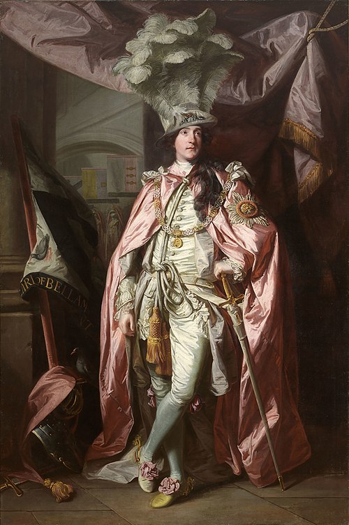 Portrait of Charles Coote, 1st Earl of Bellamont (1738-1800), in Robes of the Order of the Bath, 1773, Joshua Reynolds