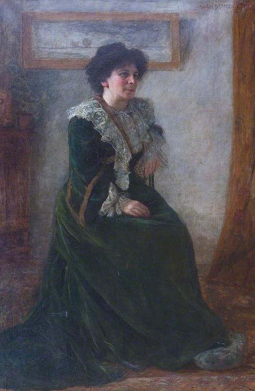 Portrait of Hertha Ayrton, 1906, Héléna Arsène Darmesteter