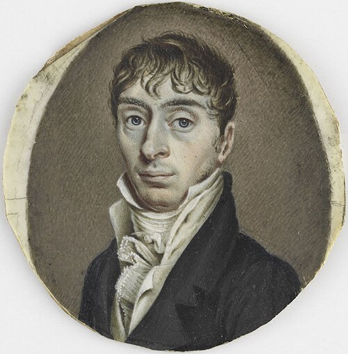 Portret van een onbekende man, 1807, Hendrik Willem Caspari