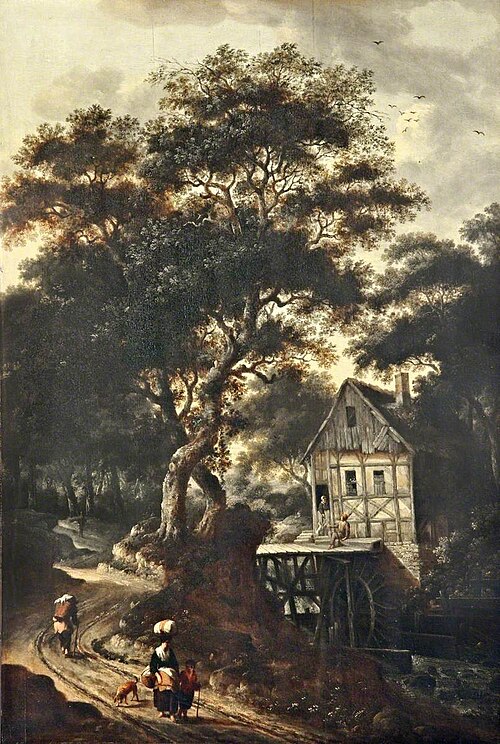 Landscape with a Waterfall, , Anthonie Waterloo