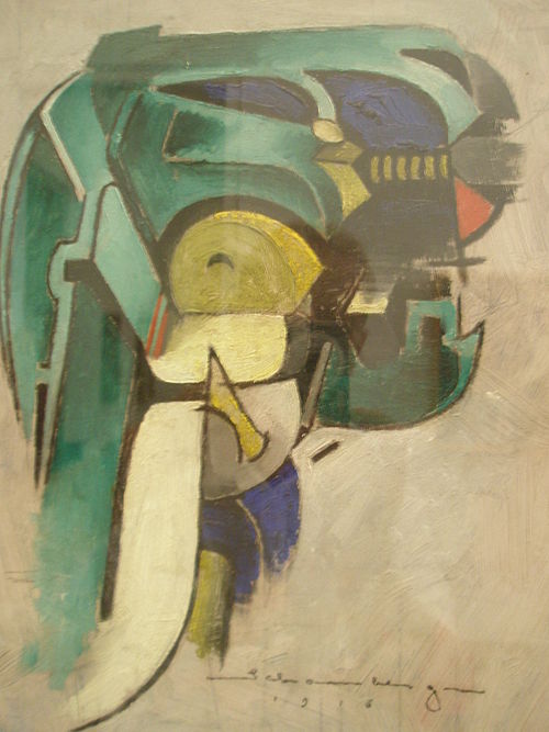 Painting IV (Mechanical Abstraction), 1916, Morton Livingston Schamberg