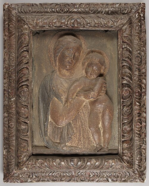 Madonna and Child, , Luca della Robbia