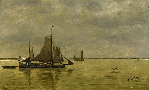 Grijze dag, 1888, Bastiaan Veth