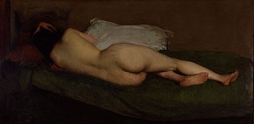 Nude reclining, 1901, Hugh Ramsay