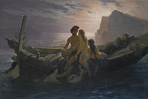 The Sirens, 1874, Wilhelm Kray