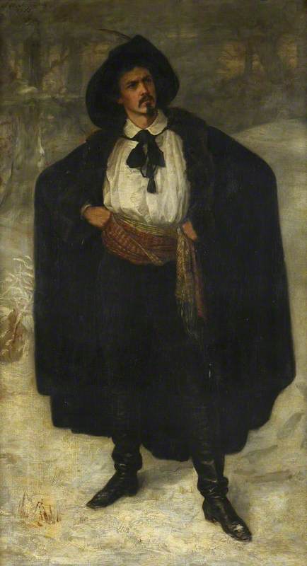 Sir James Jebusa Shannon Dressed as 'Fabien dei Franchi' in 'The Corsican Brothers', 1883, Frank Markham Skipworth