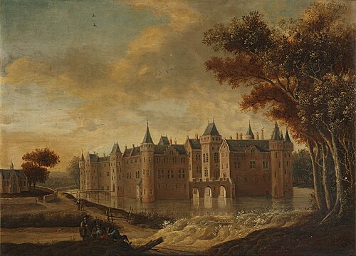 Egmond castle, 1681, Jan Jacobsz. van der Croos