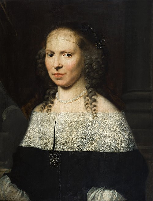 Portrait d'Anna Goos, 1659, Jacob van Reesbroeck
