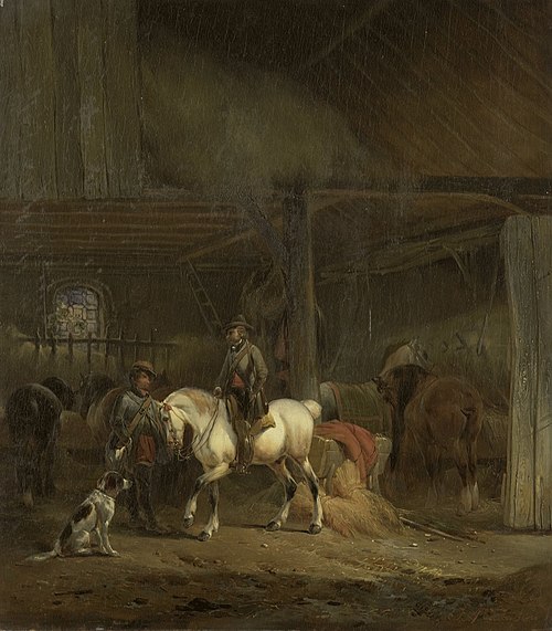 Horse Stable, 1835, Joseph Moerenhout