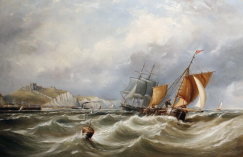 Shipping off a coast, , Ebenezer Colls